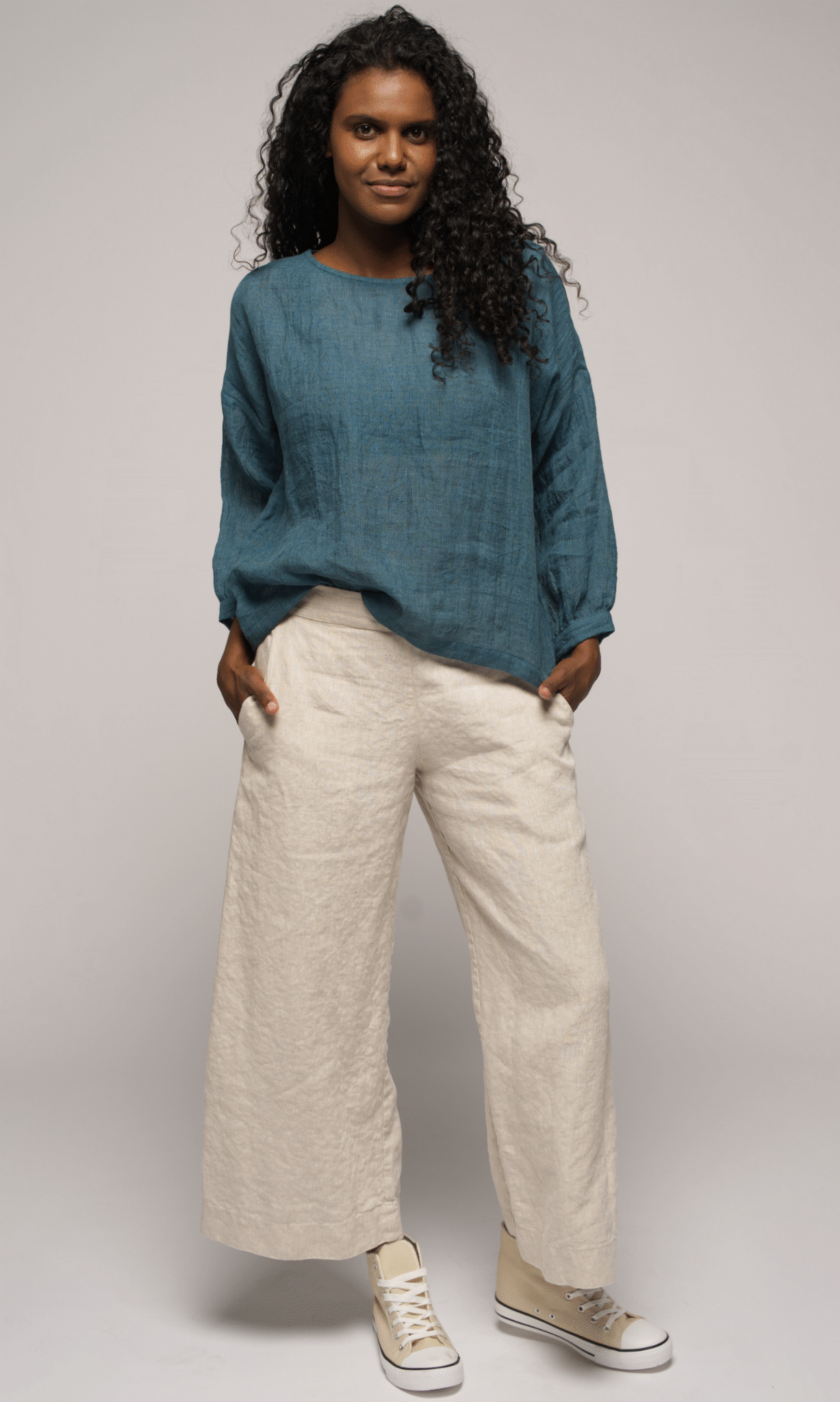Alira Pant Natural Linen