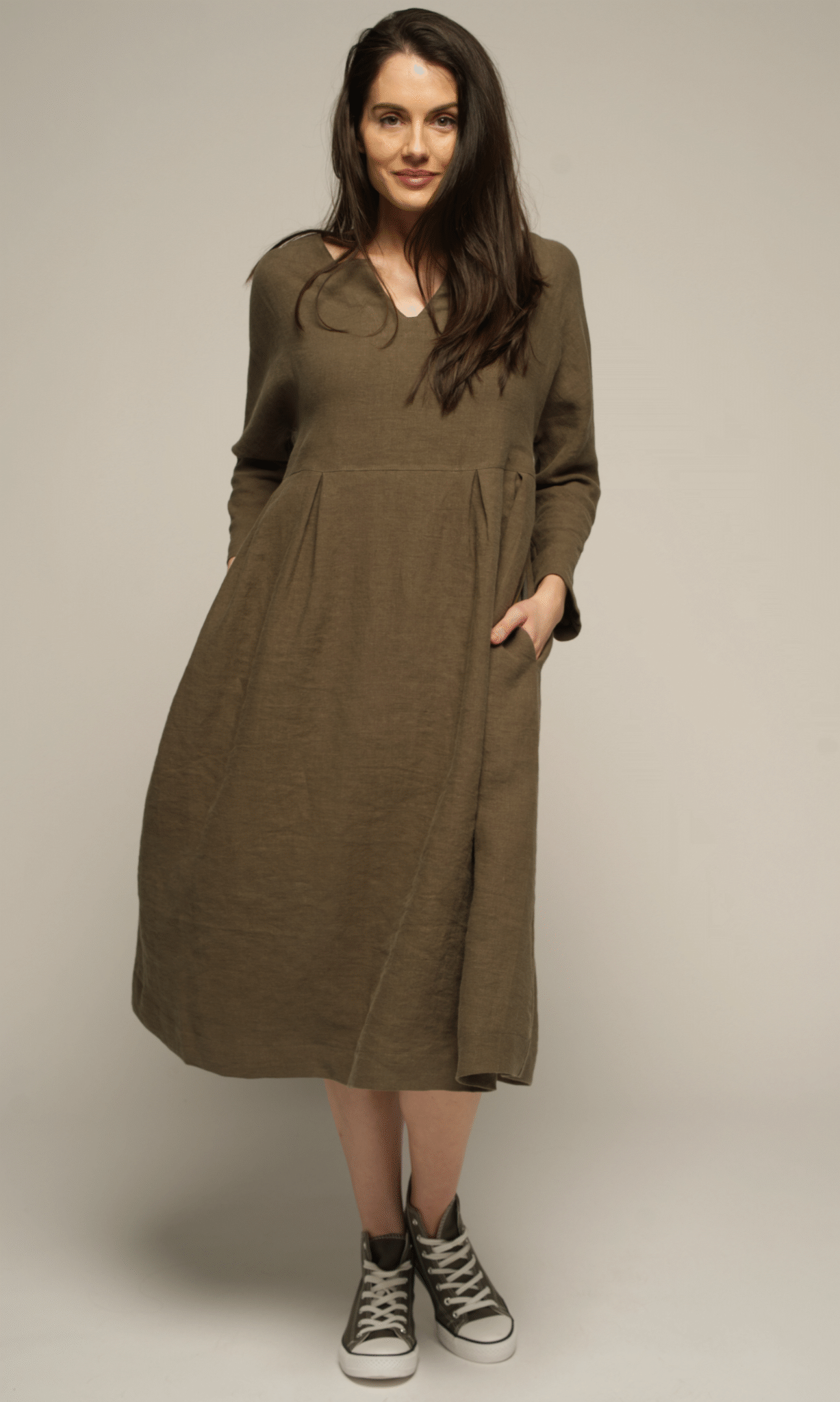 Pippi Dress Olive