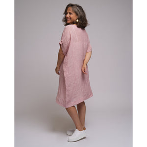 Clover Dress - Pink Gauze